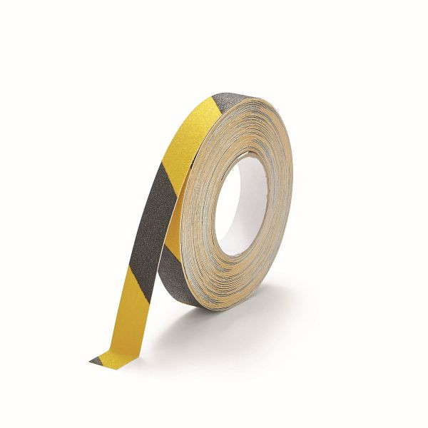 Ruban antidérapant DURABLE DURALINE GRIP 15 mx 25 mm noir-jaune, 1081130