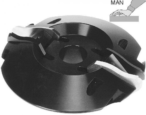 Tête de coupe Edessö 50A pour éplucher les échantillons 50x4mm, 1600MK10