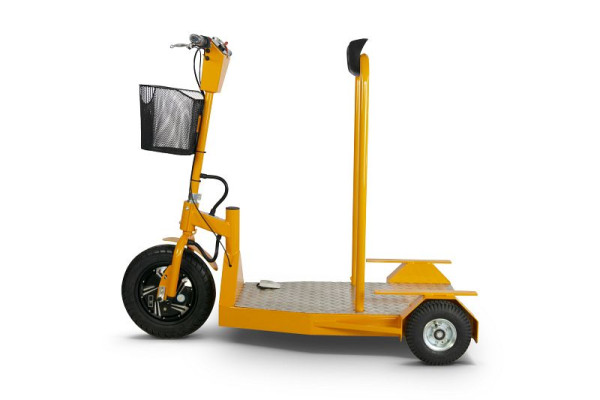 Scooter électrique à trois roues efatec avec support pour service et boîtes à outils Jumper Service, 7002378