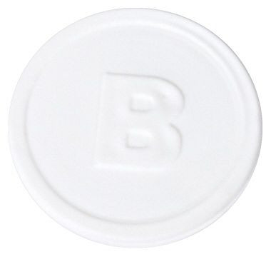 Marque de bière Contacto, blanche, paquet de 100, 7531/002