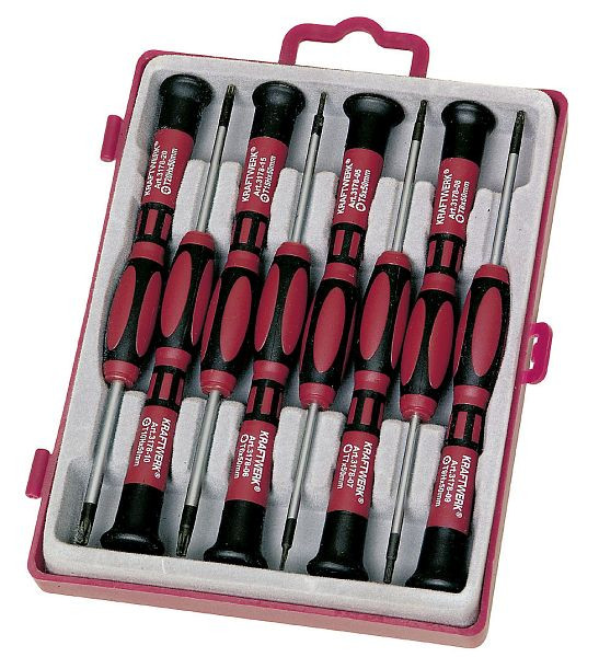Jeu de tournevis Torx® de précision Kraftwerk ergokraft 8 pièces, 3178