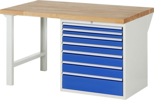 Etabli RAU série 7000 - modèle 7617, L1500 x P900 x H890 mm, base système L1500 x P850 x H850 mm, 03-7617A1-159B4M.11