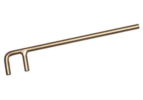 Crochet de vanne DENIOS 13 x 35 mm, bronze spécial, anti-étincelles, pour zones Ex, 264874