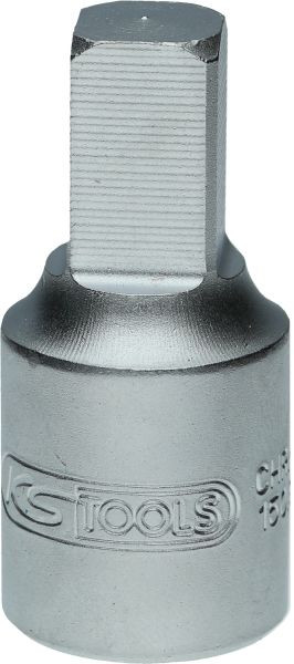 KS Tools Douille pour embout de service d'huile 3/8" 3/8" pour vis à douille carrée, 150.9120