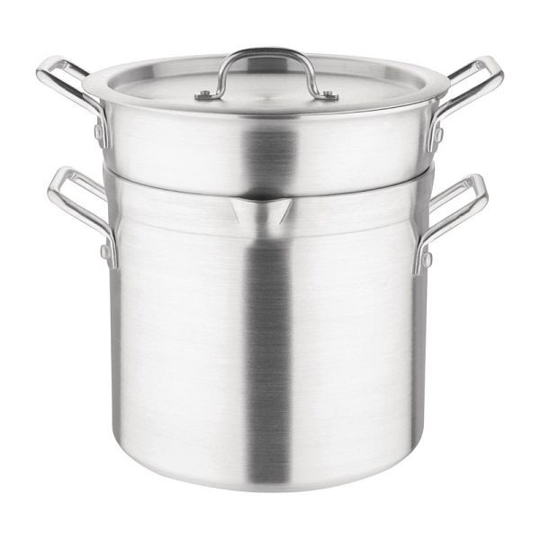 Marmite double en aluminium Vogue 28cm, K645