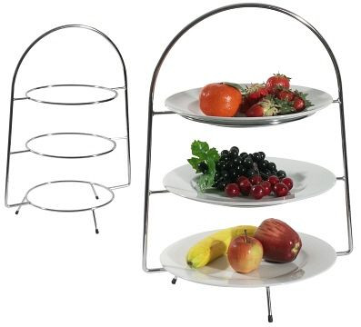 Support à assiettes Contacto, 3 niveaux pour assiettes jusqu'à 30-34 cm, 3240/303