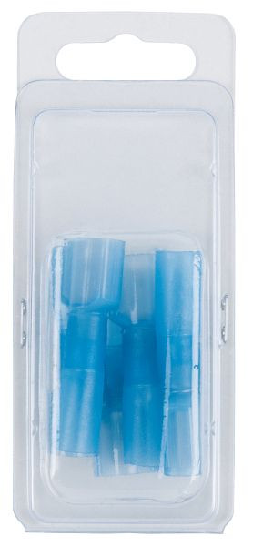 KS Tools Assortiment de connecteurs à sertir isolés, bleu, AWG16-14, connecteur 6 pièces, 970.0650