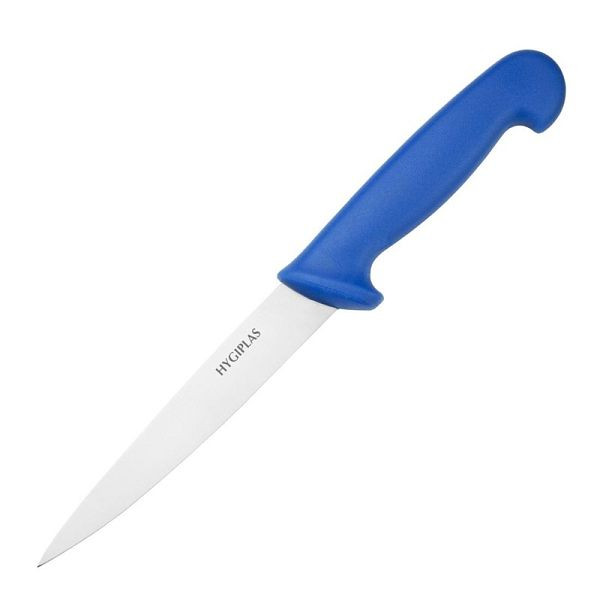 Couteau à fileter Hygiplas 15cm bleu, C853
