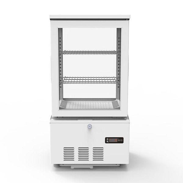 Vitrine réfrigérée Vaiotec TOPLINE 2 compartiments / 56 litres "blanc", 43,4x39,8x85,4 cm, 10585