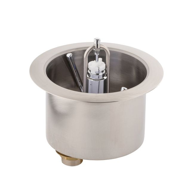 Lölsberg i.MixShower Comfort récipient rond, douche en verre et collet, 945 020