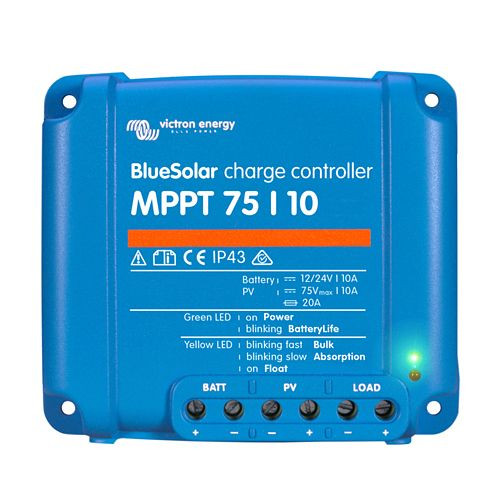 Contrôleur de charge solaire Victron Energy MPPT SmartSolar 75/10, 1-67-011795, SCC075010060R