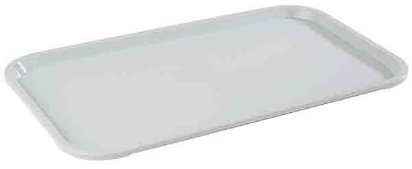 Plateau fast food APS GN 1/1, 53 x 32,5 cm, hauteur : 2 cm, polypropylène, gris, 00555