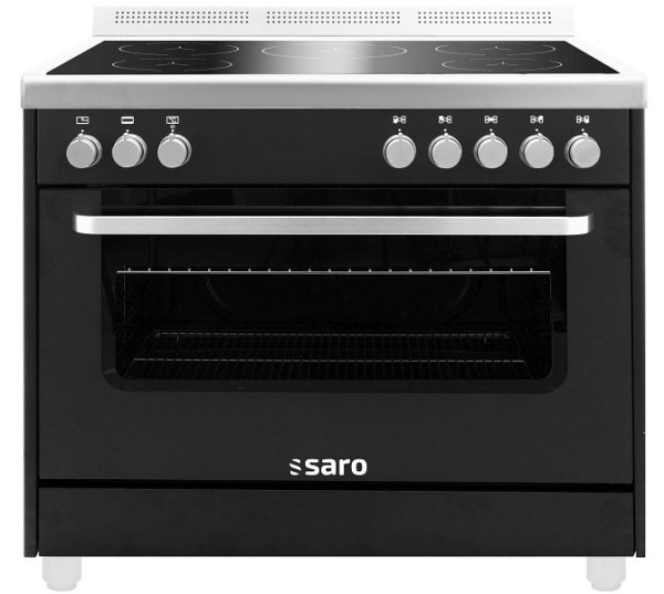 Saro cuisinière à induction + four électrique TS95IND61N noir, 331-1205