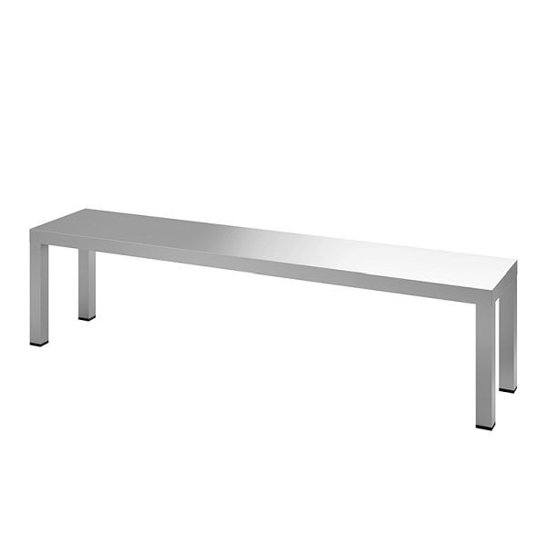 Étagère supérieure Gastro-Inox en acier inoxydable 1300(L)x300(P)x350(H)mm, 303.304