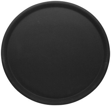 Plateau rond Contacto, 43 cm, noir antidérapant, 5305/431