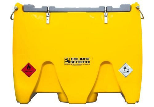 Emiliana Serbator Système de réservoir mobile pour diesel, 600 litres, avec pompe 230 V, avec couvercle, 306110