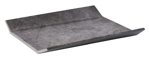 Plateau APS GN 1/2 -ELEMENT-, 32,5 x 26,5 cm, hauteur : 3,5 cm, mélamine, coloris : aspect béton, 84401