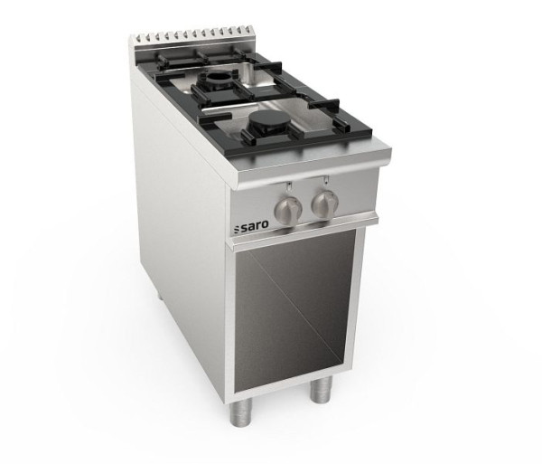 Cuisinière à gaz Saro base ouverte 2 brûleurs LQ, 423-8000