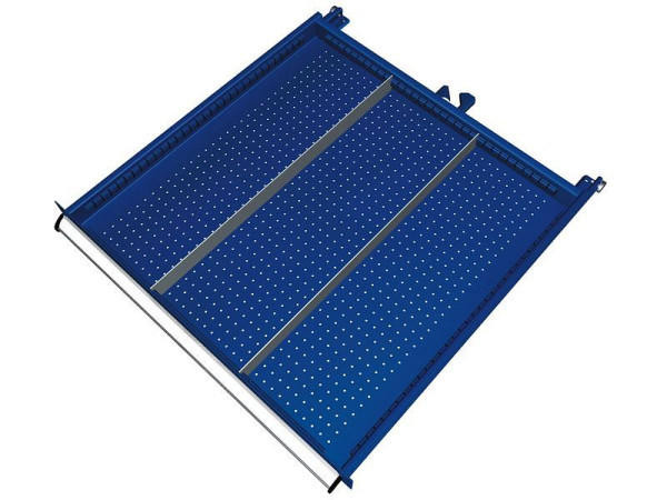 Kit de matériel de séparation KLW pour tiroirs hauteur 75 mm dans armoire SGB, taille d'armoire 725 x 750 mm L x P, SGB-B12-042