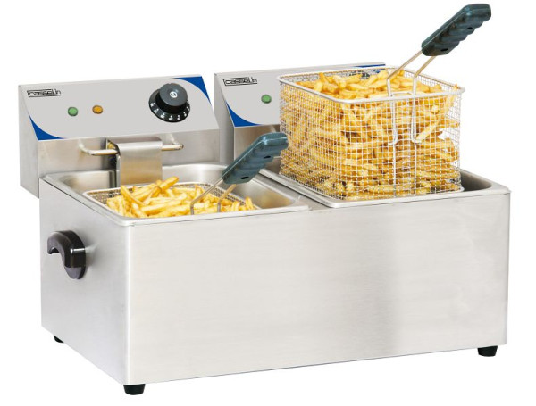 Friteuse Casselin 2 x 4L, CFE42