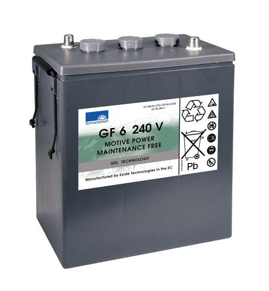 Batterie EXIDE GF 06 240 V, traction sèche, absolument sans entretien, 130100004