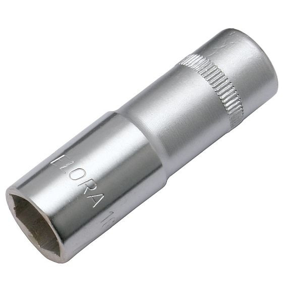 ELORA Insert de douille de bougie 1/2 ", avec aimant, Hexagone, 771, taille: 16 mm, 0771031602300