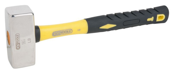 Poing en acier inoxydable KS Tools avec manche en fibre de verre, 450 g, 964.2001