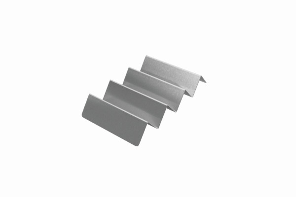 Présentoir à snacks Schneider - forme de vague, acier inoxydable 280x170 mm, 154012