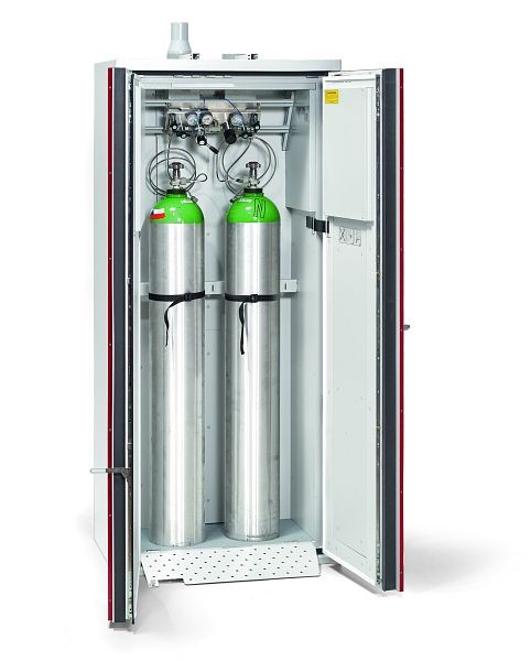 Armoire de sécurité Düperthal pour bouteilles de gaz comprimé type G90 SUPREME plus L, largeur 895 mm, 79-200960-021
