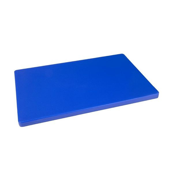 Planche à découper Hygiplas LDPE extra épaisse bleu 450x300x20mm, DM005