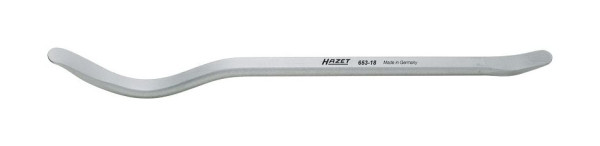 Pneu Hazet et levier de montage, spécialement pour pneus tubeless, poids lourds, dimensions / longueur : 456 mm, 653