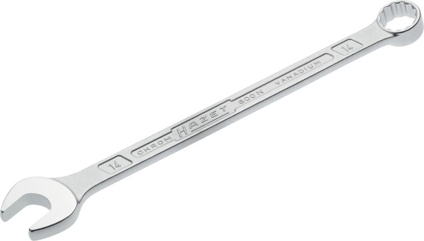 Clé mixte Hazet, profil de traction extérieur double hexagonal, 14 mm, 600N-14