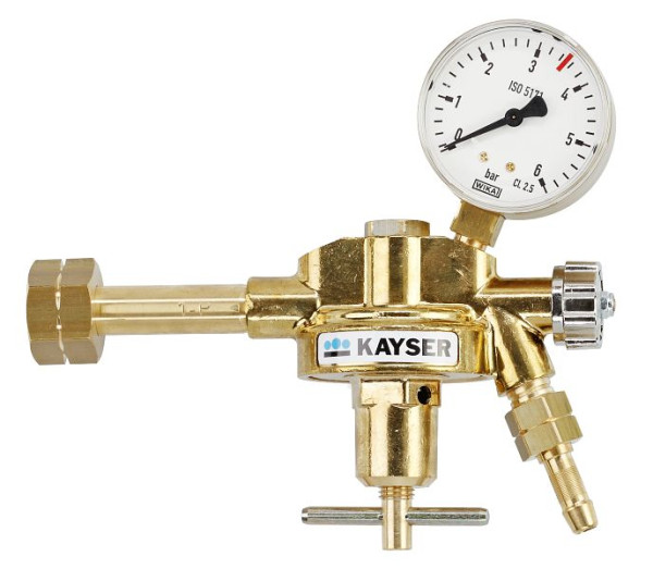 Régulateur de pression ELMAG 'Propane', avec 1 manomètre, Ø 63 mm, contre-pression réglable, 57180