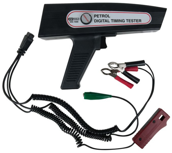 KS Tools Pistolet de calage d'allumage numérique (stroboscope) avec affichage LED, 550.1500