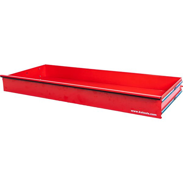Tiroir KS Tools avec site web et guidage à billes pour chariot d'atelier P40, 1429x568x154 mm, 873.6008-R004P