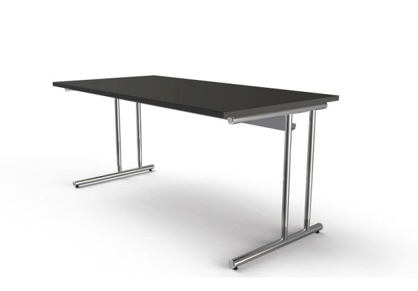 Bureau Kerkmann L 1600 x P 800 x H 680-820 mm, Artline, couleur : anthracite, 11765113