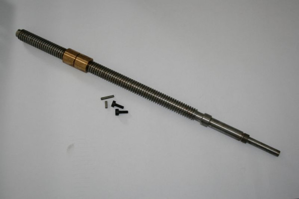 Jeu de contre-écrous ELMAG 'A' complet pour UFM 125 GT avec broche pour avance transversale axe Y, 9802800