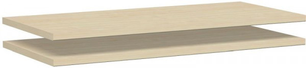 geramöbel Étagère intermédiaire pour connecter 2 armoires, 2 pièces, 800x383x19, érable, N-383200-A