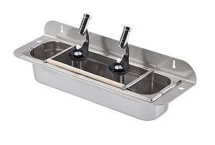 Lölsberg i.ScoopShower Unlimited Silver WATERSTOP Double D Système de douche doseur double (version complémentaire), 926 006D