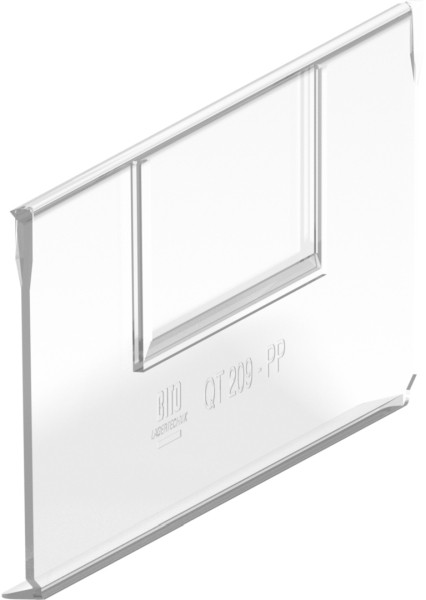 Jeu de séparateurs transversaux BITO QT214 emballage transparent avec étiquette, 234x140mm, 10 pièces, 1591