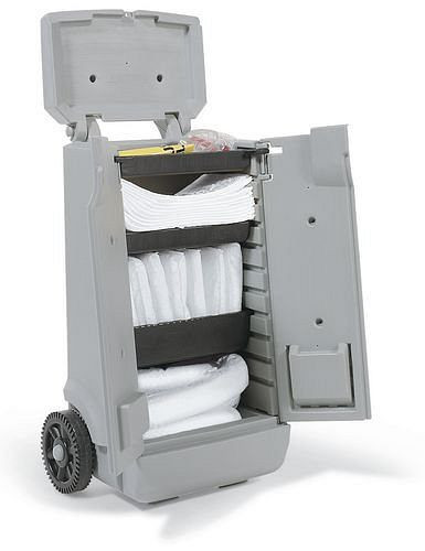 Kit de recharge pour kit d'urgence DENSORB dans le chariot de transport, version "huile", capacité 45 l, 116-748
