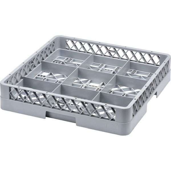 Panier de rinçage Stalgast pour verres et tasses 9 compartiments 500 x 500 mm, SM0409500