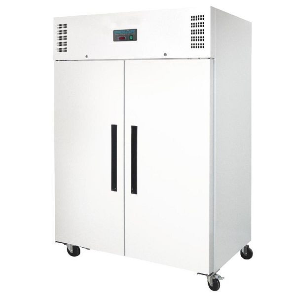 Congélateur Polar blanc 2 portes 1200L, CD616