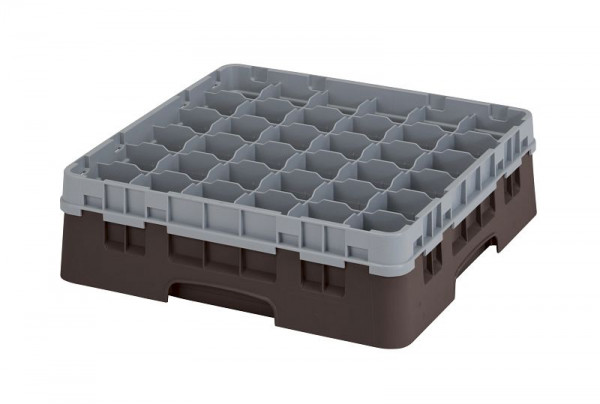 Panier de lavage Cambro 36 compartiments Camrack® 11,4 cm Marron, SU: 5 pièces, 36S418167