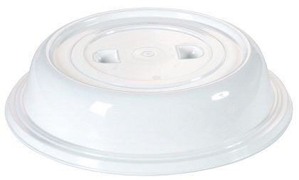 Plaque contacto cloche 25,3 cm blanche sans trou pour poignée, 6446/253