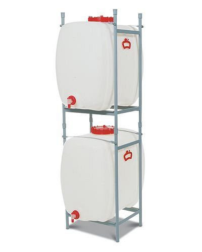 Cadre d'empilage DENIOS pour réservoir peu encombrant d'un volume de 150 litres, 117-946