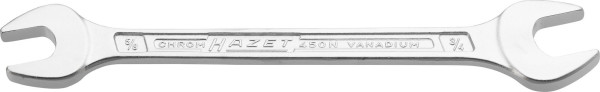 Clé à fourche double Hazet, profil hexagonal externe, 5/8 x 3/4 ", 450NA-5/8X3/4VKH