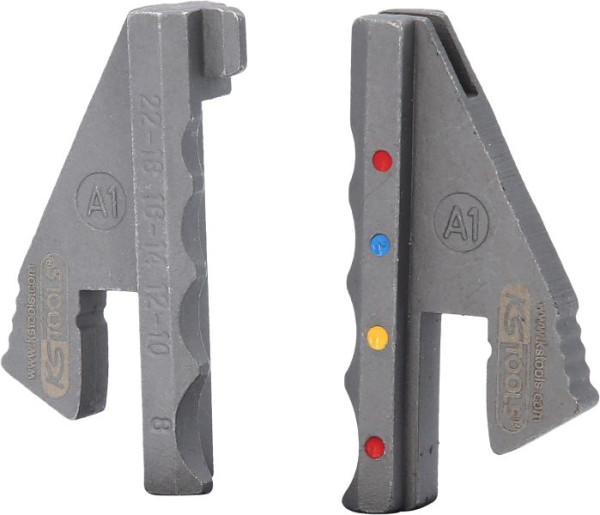 Insert de sertissage KS Tools pour connecteurs bout à bout isolés avec gaine thermorétractable, 115.1426