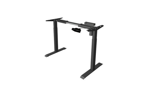 Kerkmann structure de table assis/debout Move 1 basic, réglable en hauteur électriquement de 715 à 1215 mm, anthracite, 10999013