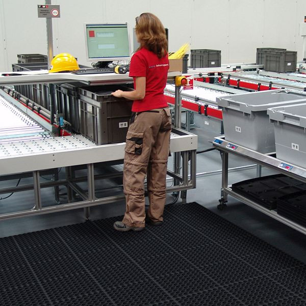 Notrax Sanitop Deluxe Tapis individuels pour zones humides 563, 563S0035BL